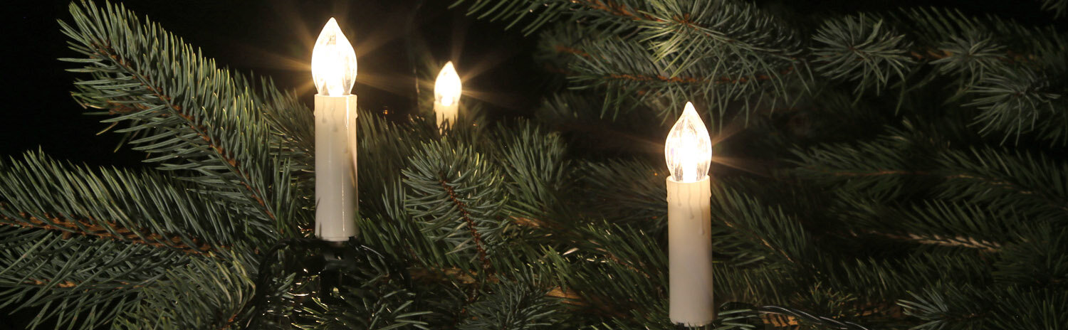 LED Kerzenlichterkette LEDKLK40 von CLGarden mit warm...