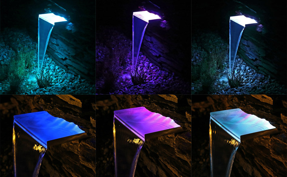 mehrfarbige LED Beleuchtung mit Farbwechsel Funktion und...