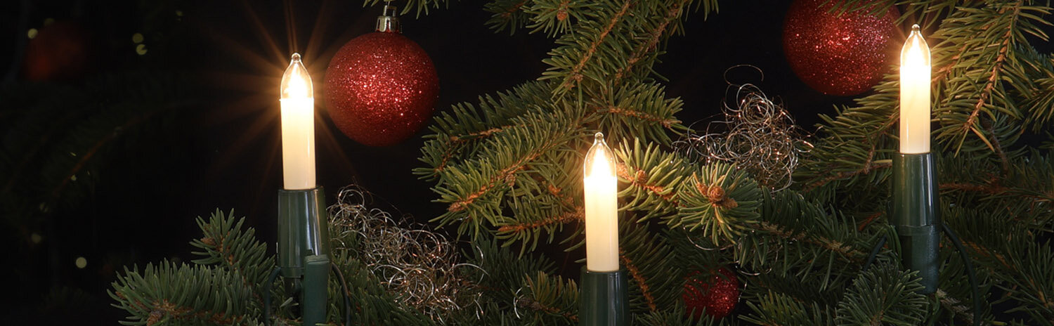 NARVA Kerzen Lichterkette Kleinschaftkerze