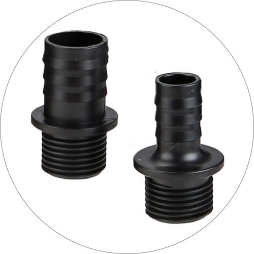 schlauchanschluss Adapter schraubbar und geriffelt in 1/2 und 3/4 Zoll