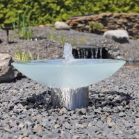 Springbrunnen Glas Wasserschale SBGWS1