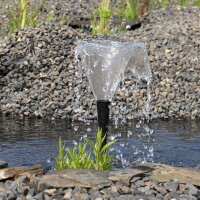 Fontänenaufsätze Wasserglocke, Schaumsprudler, Kelch