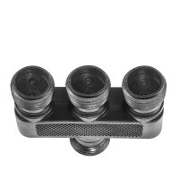 3er Set LED Ringe für Springbrunnen Beleuchtung blau