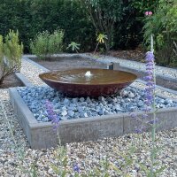 Springbrunnen Cortenstahl Wasserschale SCWS80