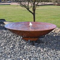Springbrunnen Cortenstahl Wasserschale SCWS80