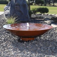 Springbrunnen Cortenstahl Wasserschale SCWS80