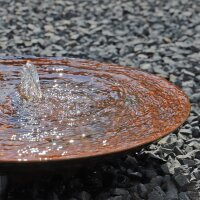 Springbrunnen Cortenstahl Wasserschale SCWS60
