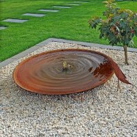 Gartenbrunnen Cortenstahl Wasserschale SCWS120