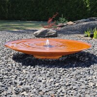 Gartenbrunnen Cortenstahl Wasserschale SCWS120