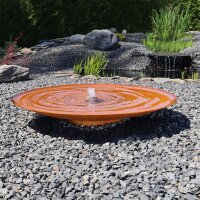 Gartenbrunnen Cortenstahl Wasserschale SCWS120