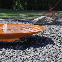 Gartenbrunnen Cortenstahl Wasserschale SCWS120