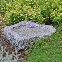 Granit Vogeltränke GVT1 Naturform