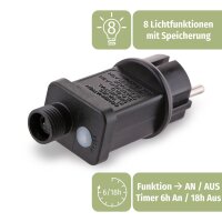 31V DC 6W Trafo mit Modi & Timer für Lichterketten