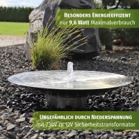 Springbrunnen Edelstahl Wasserschale EWS60