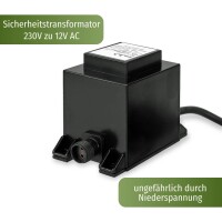 Springbrunnen Pumpe SP3 mit warmweißer LED Beleuchtung