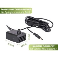 Solar Teichpumpe NASP4 mit Akku