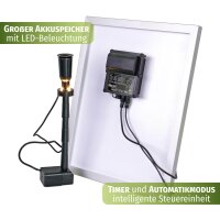 Solar Teichpumpe NASP4 mit Akku
