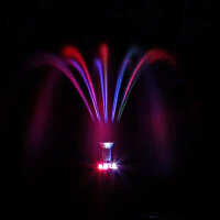 RGB LED Ring multicolor für Solar Pumpe mit Akku 12V DC