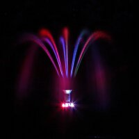RGB LED Ring multicolor für Solar Pumpe mit Akku 12V DC