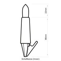 NARVA Lichterkette mit 20 Schaftkerzen Perlmutt