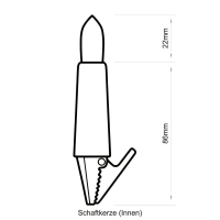 NARVA Lichterkette mit 20 roten Schaftkerzen