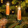 NARVA Lichterkette mit Holzschaft - 30 Holzschaftkerzen Kirsche