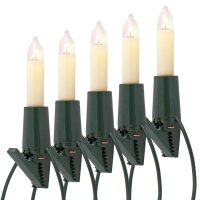NARVA Lichterkette mit Minischaftkerzen