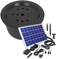 Solar Cortenstahl Kugelbrunnen CSB50S