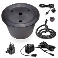 Springbrunnenpumpe SP1-S mit 30l Becken Set und LED...