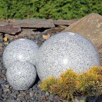 3er Set Quellstein Granitkugeln
