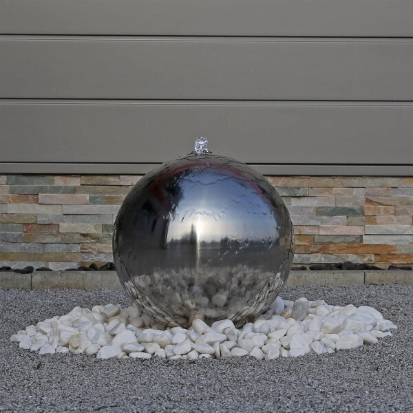 Edelstahl Springbrunnen ESB4 poliert 38cm