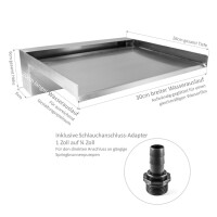 Edelstahl Wasserfall EWE30