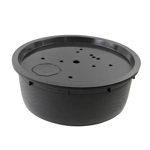Set Springbrunnenbecken 150l mit GFK Deckel 90cm