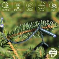 Premium LED Lichterkette LKN400 kalt weiss