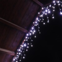 Premium LED Lichterkette Eisregen ERN400 kalt weiss